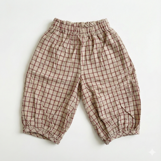 Pantalón a cuadros - Oversize