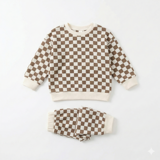 Conjunto a cuadros - 2 piezas