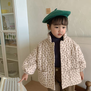 Chaqueta Acolchada - Cerezas y Flores