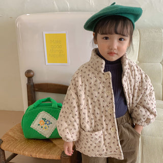 Chaqueta Acolchada - Cerezas y Flores